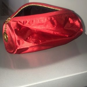 Vintage Yves Saint Laurent Rich Red Cosmetic Bag😘